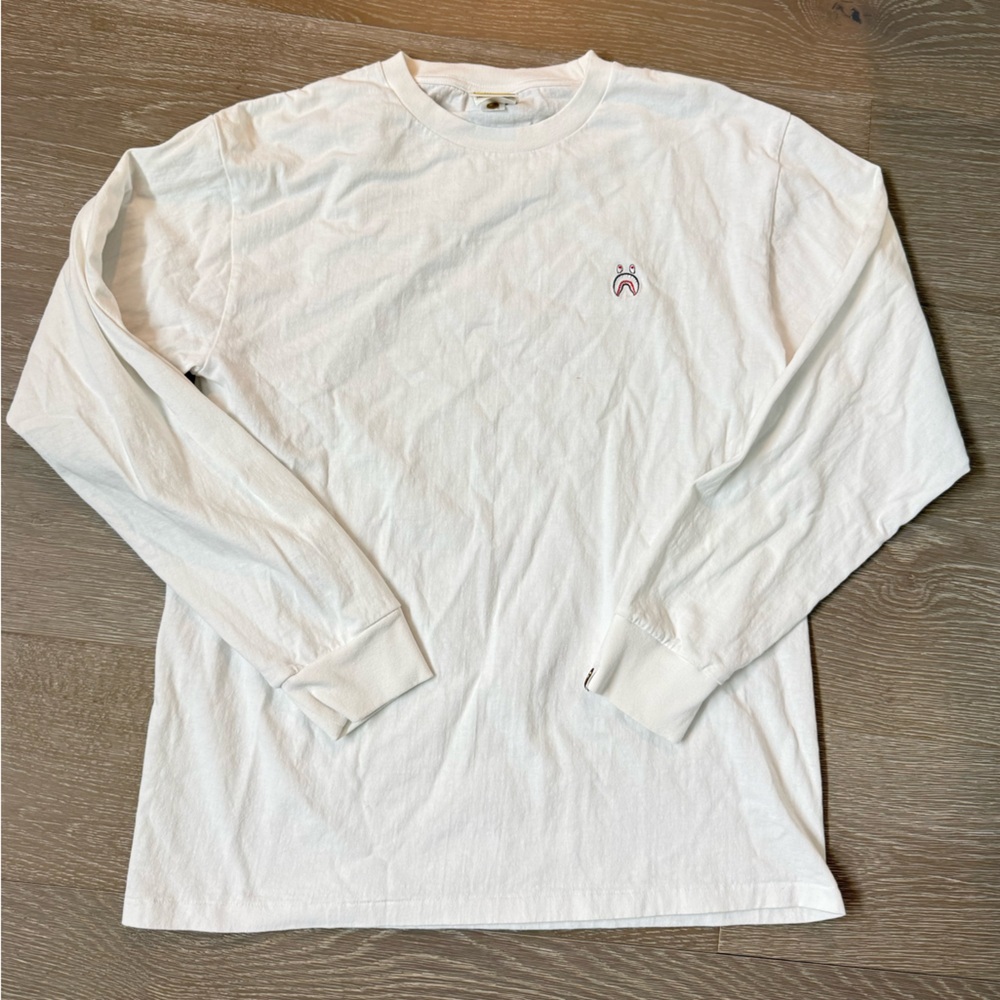 A Bathing Ape BAPE AAPE shark men’s LS t-shirt size L washed but never worn